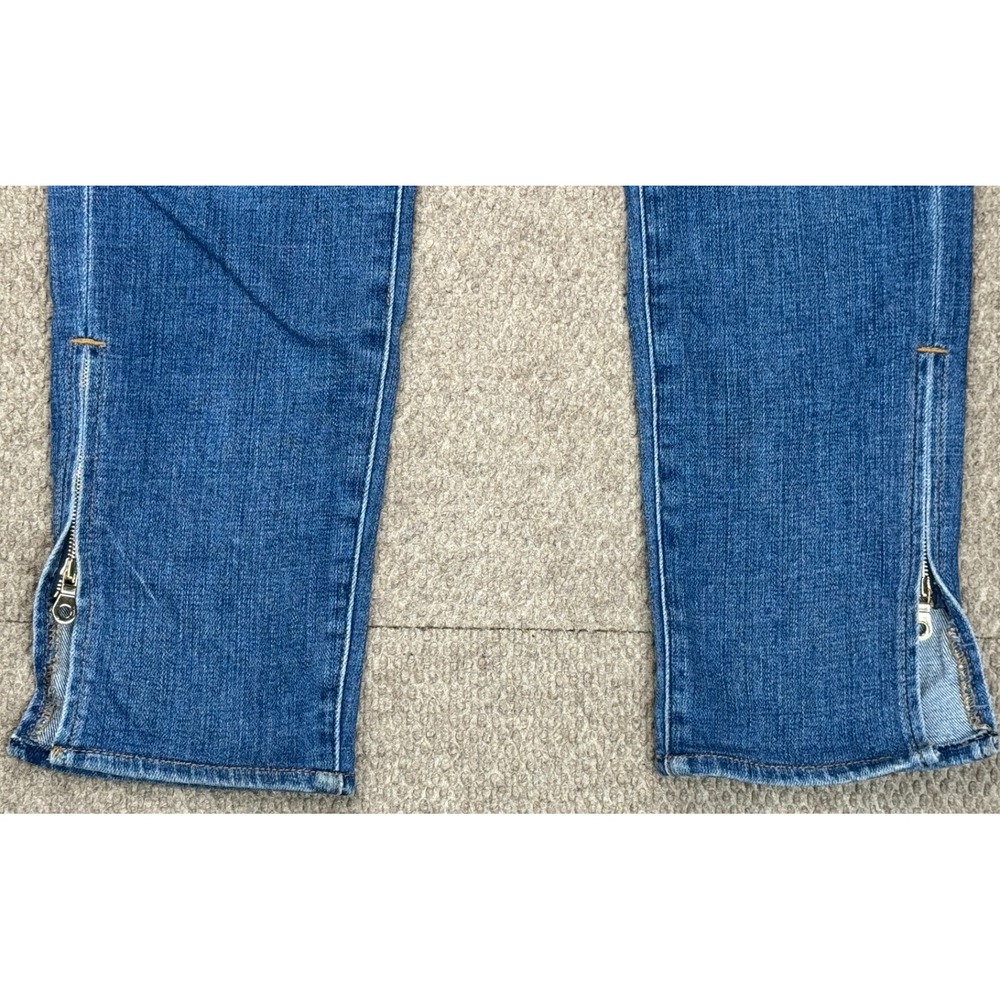Frame Le Boy Women's 5 Pocket Distressed Zip Ankle Jeans Size 25 - Picture 2 of 16